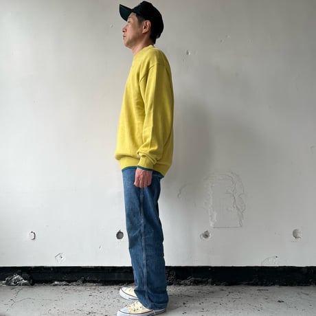 Organicsta / オーガニックスタ ORGANIC COTTON LINKING CREWNECK SWEATER /オーガニックコットン　リンキングセーター