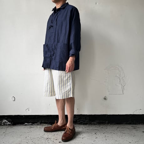 Charpentier de Vaisseau / シャルパンティエ・ドゥ・ヴェッソ | Cotton/Linen Shirt Jacket コットンリネン シャツジャケット | Tatum