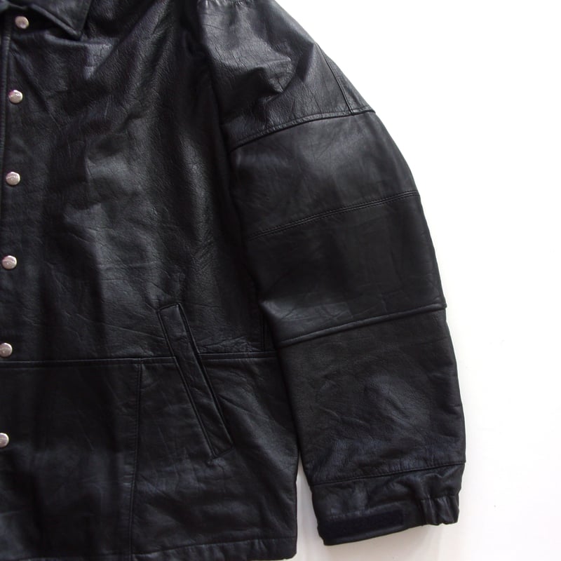 ジャケット・アウター 80's old coach leather hunting jacket Vintage Coach Leather Jacket - Black | Garmentory
