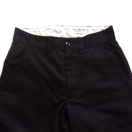 OLD PARK BAGGY WORK SHORTS - BLACK -XS (Ladies) / OPRK-09 / オールド パーク バギー ワークショーツ - ブラック-レディース
