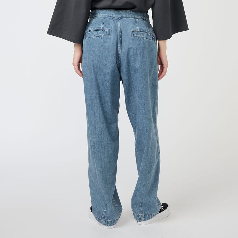 美品 THE NORTH FACE PURPLE LABEL Denim THE NORTH FACE PURPLE LABEL Denim Field Pants Black（ザ