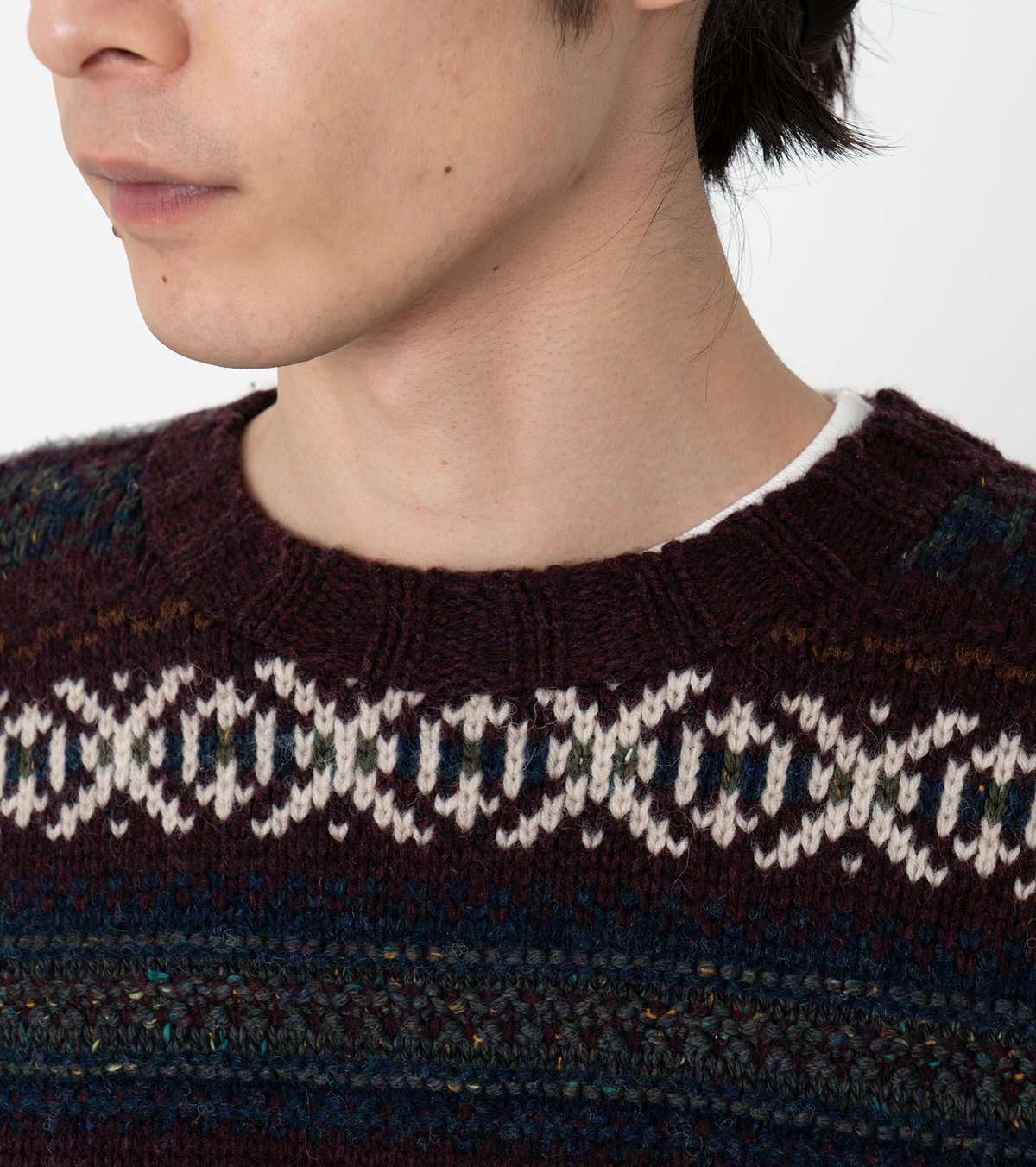 THE NORTH FACE PURPLE LABEL Field Crew Neck Swe THE NORTH FACE PURPLE LABEL Field Crew Neck Swe