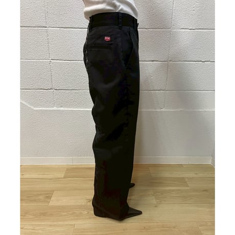 OLD PARK BAGGY WORK PANTS - BLACK -L  / OPRK-01 / OLDPARK オールド パーク バギー パンツ　ブラック -L
