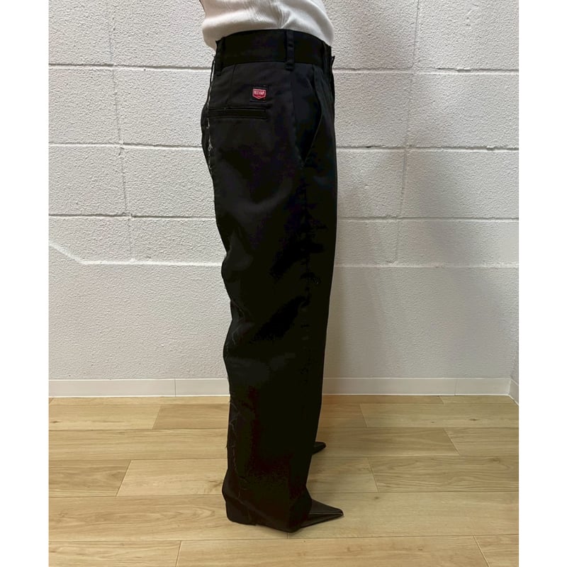 OLD PARK BAGGY WORK PANTS - BLACK / OPRK-01 /