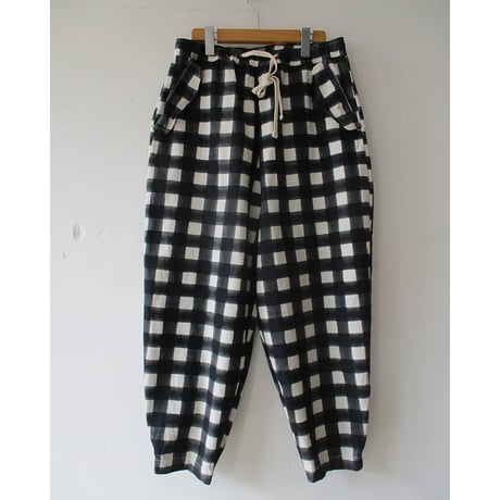 【30%Off】GOLD(ゴールド)  BLEED STRIPES BLEED CHECK COTTON WEATHER OVER PANTS
