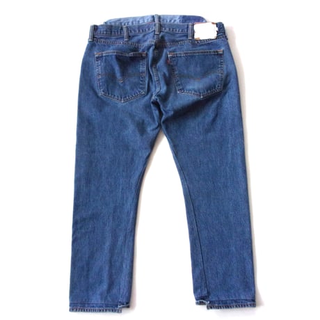 OLD PARK OFFSET JEANS - BLUE - sizeM / OP-511 / OLDPARK オールドパーク オフセットジーンズ ブルー Mサイズ