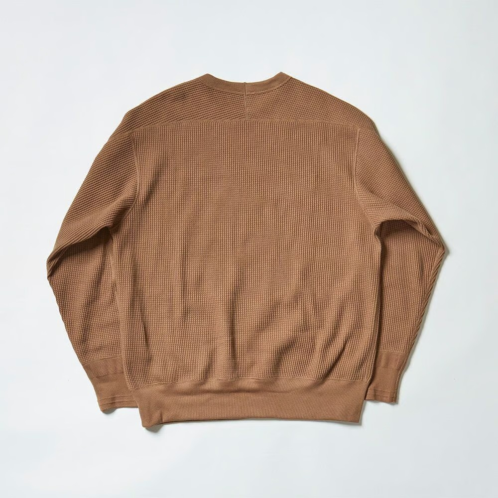 AVontade アボンタージ Big Waffle Crew Top / VTD-0581-