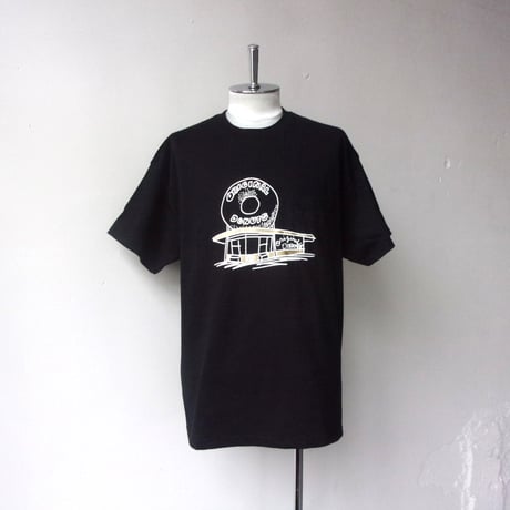 ORIGINAL Charcoal（オリジナル チャコール）OC WP Donuts Print T / ダブルポケット ドーナツ店プリントTシャツ