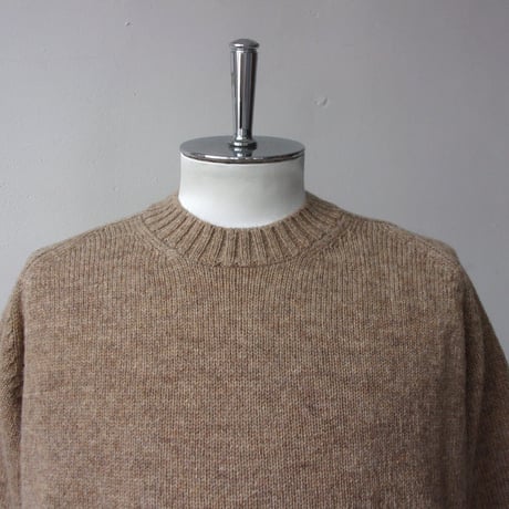 Charpentier de Vaisseau Crew Neck Knit |  シャルパンティエドゥヴェッソ シェットランドウール クルーネック セーター