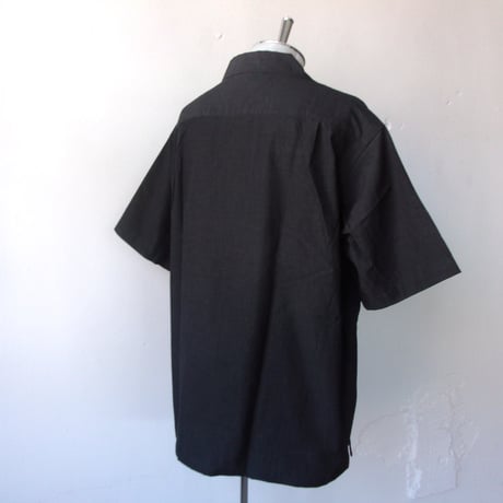 AVontade Open Collar Shirts S/S - Cotton/Linen Chambray- VTD-0383-SH- コットンリネン オープンカラー【2025SS新色】