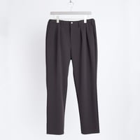 CURLY&co(カーリー) KNIT GEORGETTE 2TUCK PANTS / ニット ジョーゼット 2タック パンツ