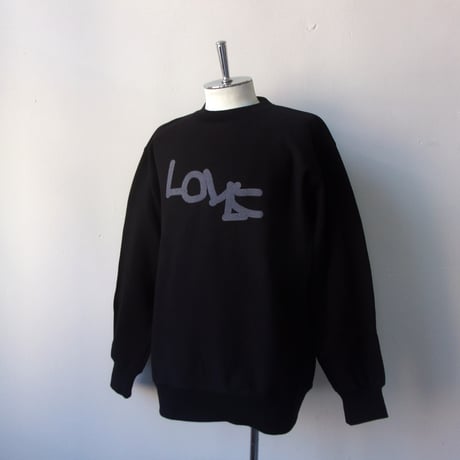 TODAY edition "LOVE" Crew Neck Sweat -  24-2ND-13 / トゥデイ エディション LOVE クルーネック スウェット / あたたかいリバースウィーブタイプ