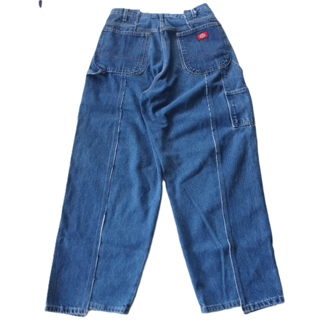 OLD PARK BAGGY CARPENTER PANTS - BLUE / sizeM / OP-574 / OLDPARK オールドパーク カーペンター ペインター パンツ デニム Mサイズ