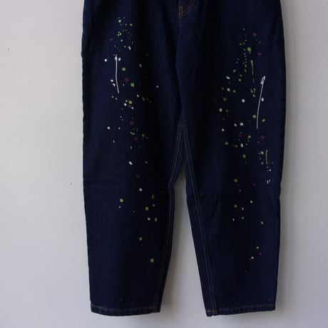 Niche./ニッチ　＃Paint EMB Jeans / igap-31 / ニッチ　ペイント刺繍　ジーンズ