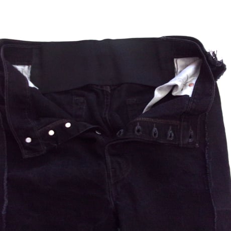 OLD PARK ADAPT JEANS- BLACK - sizeL / OP-512 / OLDPARK オールドパーク アダプト ジーンズ　デニム ブラック Lサイズ