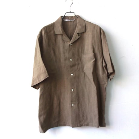 Charpentier de Vaisseau / シャルパンティエドゥヴェッソ | Linen Open Collar Shirt リネン オープンカラーシャツ | Silas