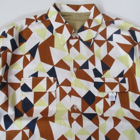 its inconspicuous presence Niche (ニッチ) Reversible Patterned Shirts Jacket / F20-igas-09