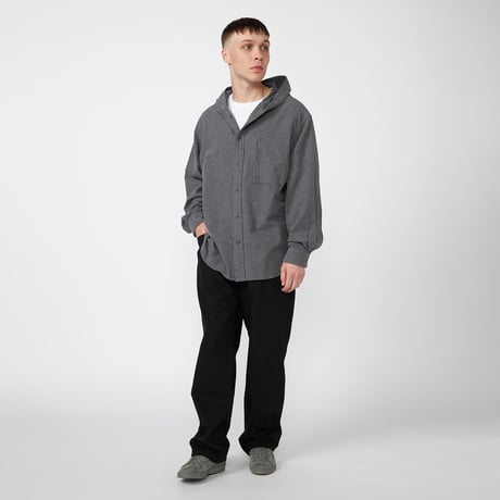 THE NORTH FACE Purple Label Flannel Mountain Hooded Shirt / N25FG048 / パープル ネルフーデッドシャツ【2025FW】