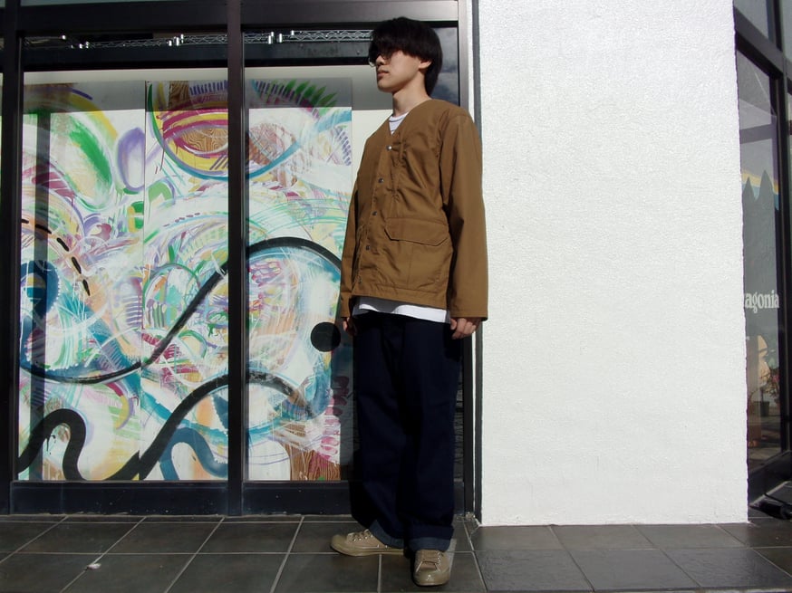 nanamica Denim Wide Pants & THE NORTH FACE PU