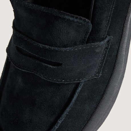 Vans Skate Loafer - Suede - Black/Black - バンズ スケート ローファー スウェード ブラック