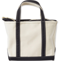 L.L.Bean /LLビーン　Boat and Tote Zip-Top /ジップトップ・ボート・アンド・トート/ Black Trim