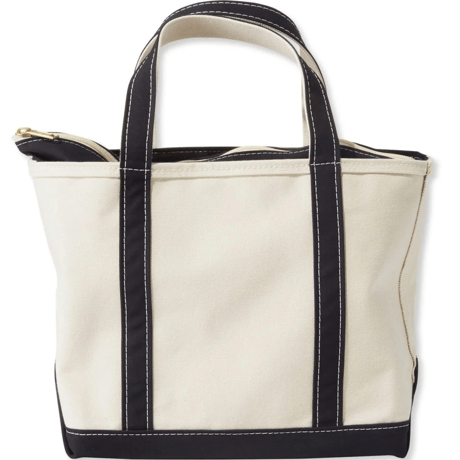 L.L.Bean /LLビーン　Boat and Tote Zip-Top /ジップトップ・ボート・アンド・トート/ Black Trim