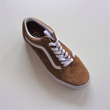 VANS Pig Suede  Old Skool - suede- バンズ オールドスクール -スウェード / Tabaco Brown / Green Leaf