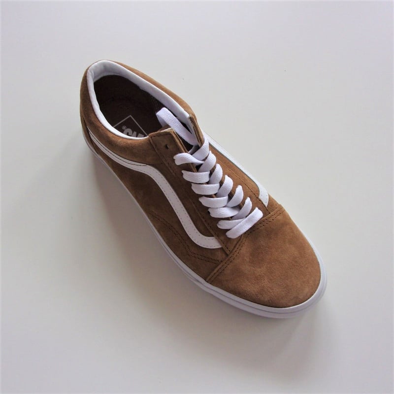 【VANS】OLD SKOOL PIG SUEDE PLAI 国内発送 VANS Pig Suede Old Skool / バンズ オールドスクール / Taba