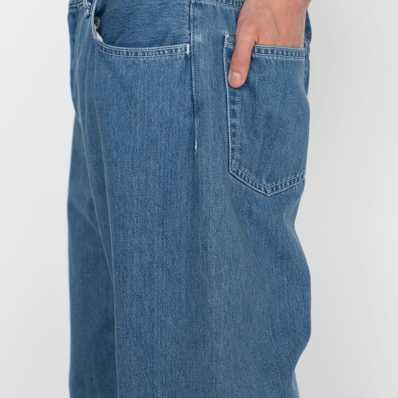 ナナミカ 5Pockets Straight Denim Pants 34 NANAMICA 
