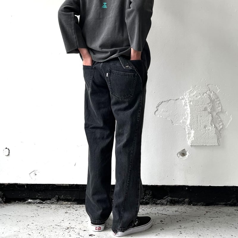 OLD PARK CROSS JEANS - BLACK - sizeM / OPJ-06 /