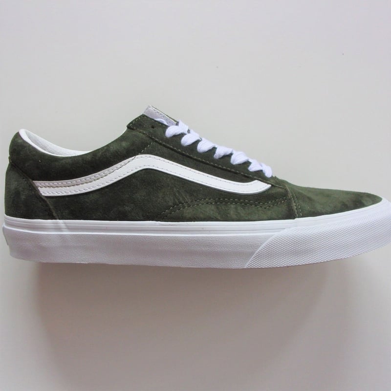 ★VANS★LX Pig Suede Old Skool Green★大人気 VANS】 LX PIG SUEDE Old Skool ☆ GREEN (VANS/スニーカー