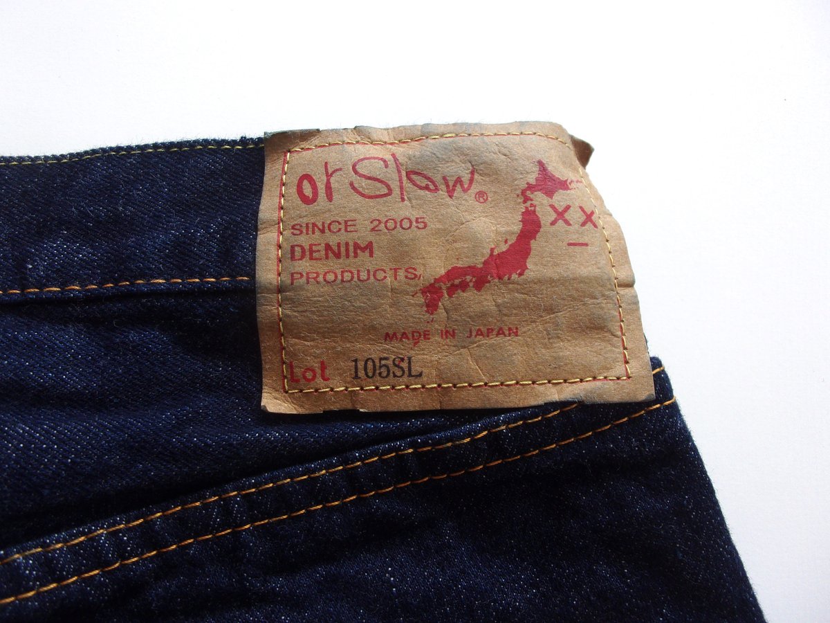orSlow / 105 STANDARD SELVEDGE DENIM SHORT LENG