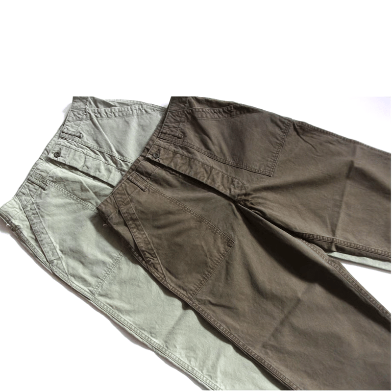 orSlow SUMMER FATIGUE PANTS -01-5103-M16-GREEN,