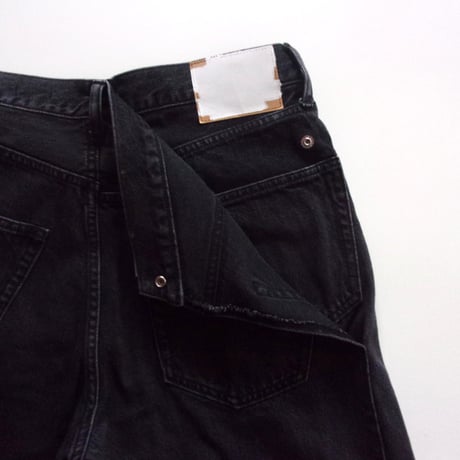 OLD PARK CROSS JEANS - BLACK - sizeM / OPJ-06 / OLDPARK オールド パーク クロス ジーンズ - ブラック M