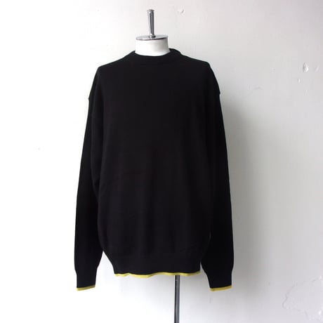 Organicsta / オーガニックスタ ORGANIC COTTON LINKING CREWNECK SWEATER /オーガニックコットン　リンキングセーター