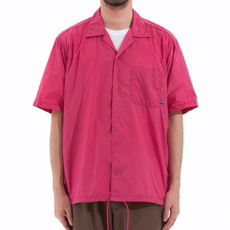 The North Face PURPLE Nylon Ripstop H/S Shirt/ザノースフェイスパープルレーベル　リップストップ　オープンカラーシャツ