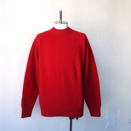 Charpentier de Vaisseau Crew Neck Knit |  シャルパンティエドゥヴェッソ シェットランドウール クルーネック セーター