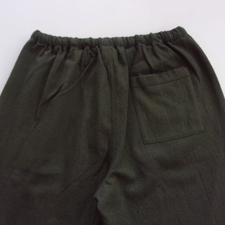 Charpentier de Vaisseau | Wool/Cotton Drawstring Pants｜シャルパンティエ・ドゥ・ヴェッソ コットンウール ワイドパンツ | Barba