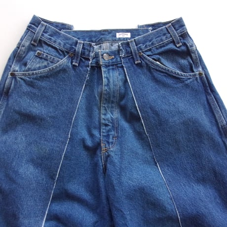 OLD PARK BAGGY CARPENTER PANTS - BLUE / sizeM / OP-574 / OLDPARK オールドパーク カーペンター ペインター パンツ デニム Mサイズ