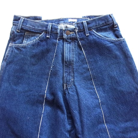 OLD PARK BAGGY CARPENTER PANTS - BLUE / sizeL / OP-574 / OLDPARK オールドパーク カーペンター ペインター パンツ デニム Lサイズ