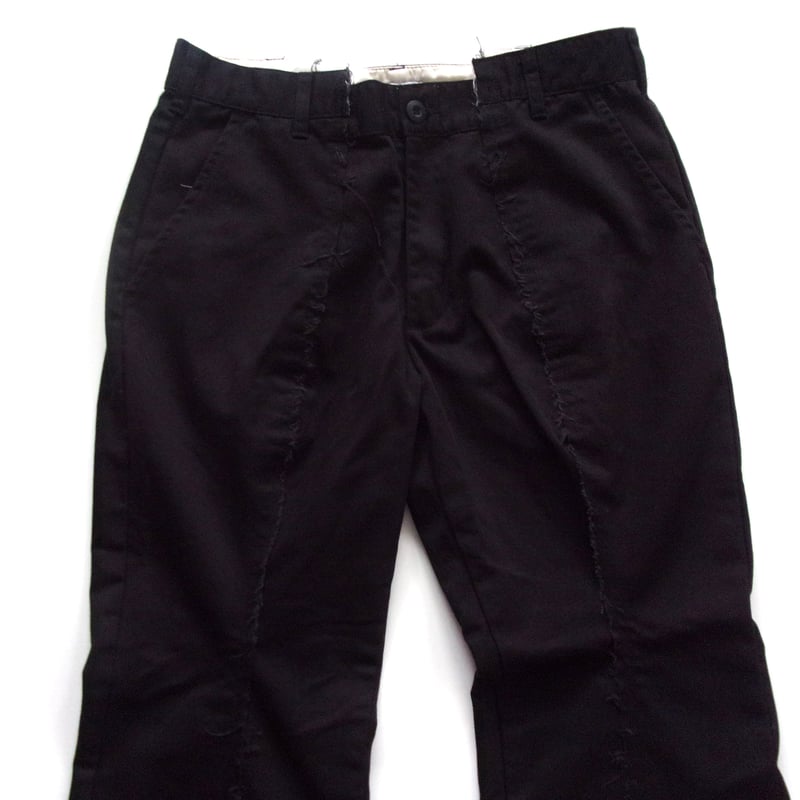 OLD PARK FLARE WORK PANTS - BLACK / OPRK-02 /