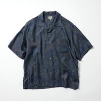 GOLD｜東洋エンタープライズ GL39651 PAISLEY PATTERN SILK TWILL S/S OPEN SHIRT / ゴールド シルクシャツ ペイズリー柄【2026SS】