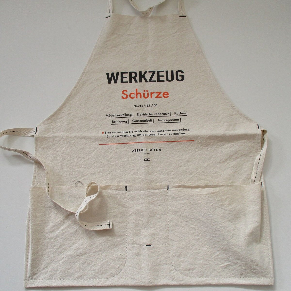 [ATELIER BÉTON] WORK APRON (VITAMIX) Atelier Beton collaborates with Vitamix! It may seem