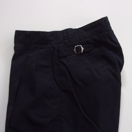 FARAH Two Tuck Side Adjustable Pants / FR401-M4004 / ファーラー 2タック サイド アジャスタブルパンツ -強撚コットン
