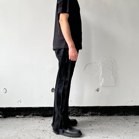 OLD PARK ADAPT JEANS- BLACK - sizeL / OP-512 / OLDPARK オールドパーク アダプト ジーンズ　デニム ブラック Lサイズ