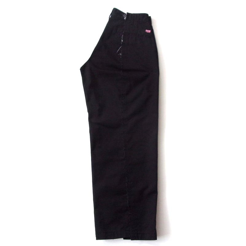 OLD PARK BAGGY WORK PANTS - BLACK / OPRK-01 /