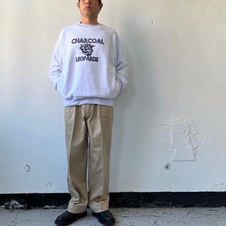Americana（アメリカーナ)×ORIGINAL Charcoal（オリジナル チャコール）Leopards Crew L/S / 24-02-1-050 / トレーナー