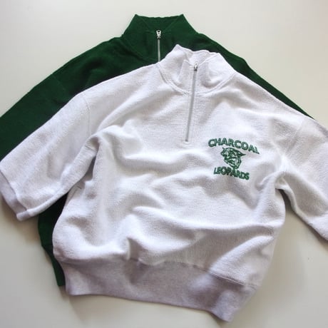 Americana（アメリカーナ)×ORIGINAL Charcoal（オリジナル チャコール）H/Zip S/S / 24-02-1-051 /ジップポロ 【2024SS】