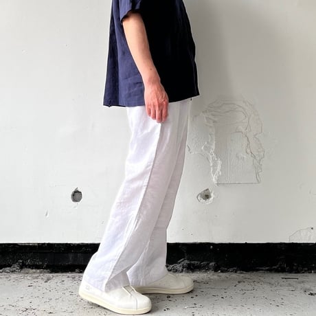 Charpentier de Vaisseau / シャルパンティエドゥヴェッソ | Cotton/Linen Drawstring Pants　コットンリネンドローストリングパンツ | Barba