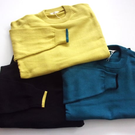 Organicsta / オーガニックスタ ORGANIC COTTON LINKING CREWNECK SWEATER /オーガニックコットン　リンキングセーター